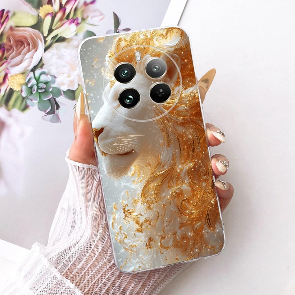 Для Realme 12+ 12X 12 5G Крутой Чехол для Телефона с Рисунком Дракона и Тигра Для Realme12 5G 12 Plus 12X 12Plus Мягкие Силиконовые TPU Чехлы