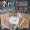 Ретро-сумка Yuxian, набор для DIY с аксессуарами для ручного декорирования
