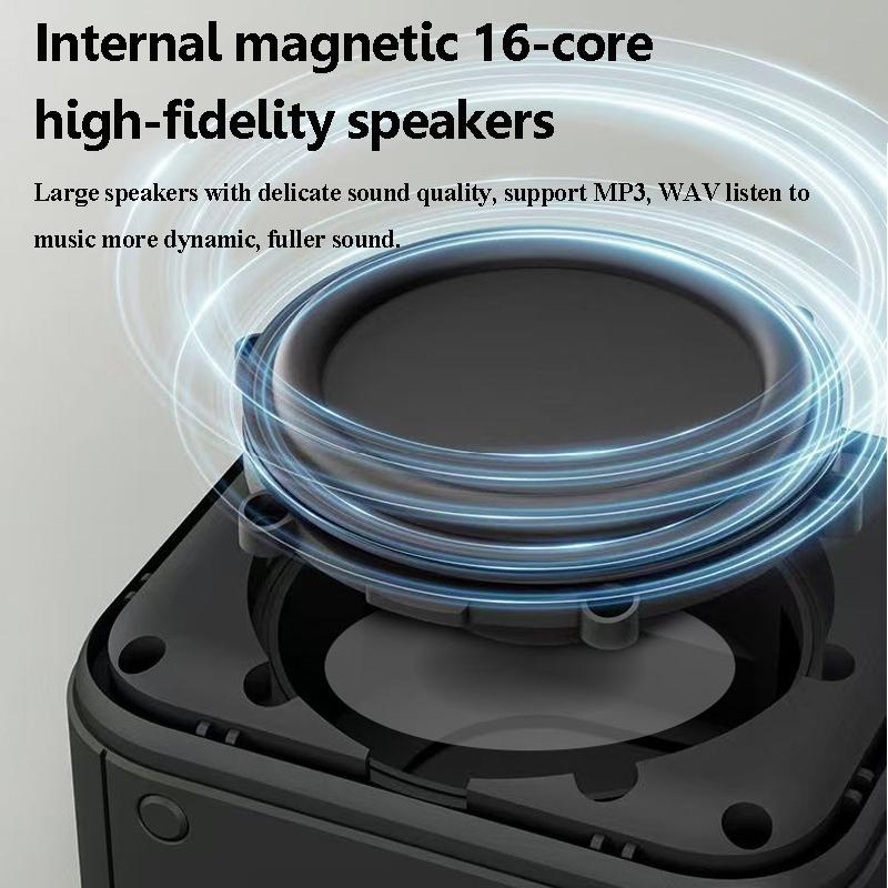 Mini Pocket Bluetooth Speaker Wireless Bluetooth Subwoofer Recorder Handsfree Call Music Player Support FM Radio Dual TF Card