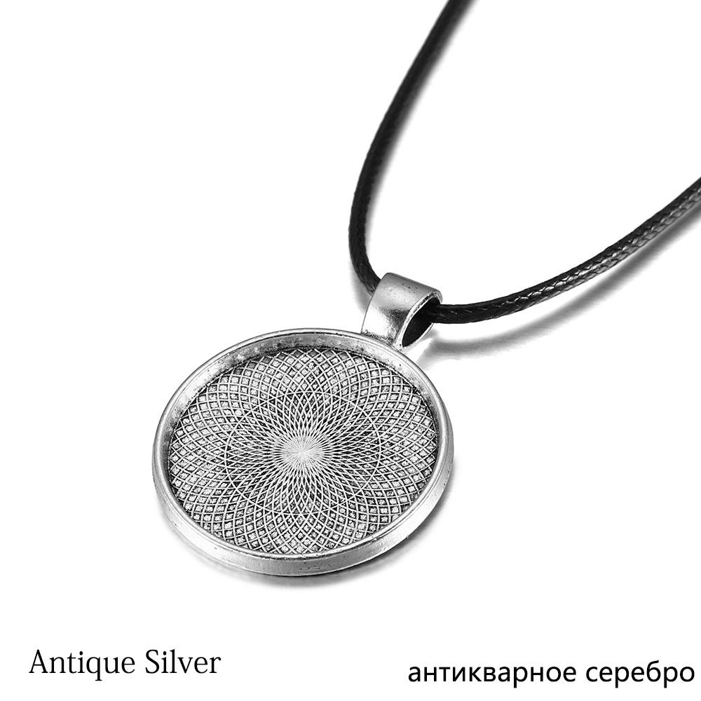 5 шт./лот, 25 мм, основа для кабошона, безели, пустая и восковая нить для ожерелья, основа для кабошона, принадлежности для самостоятельного изготовления ювелирных изделий