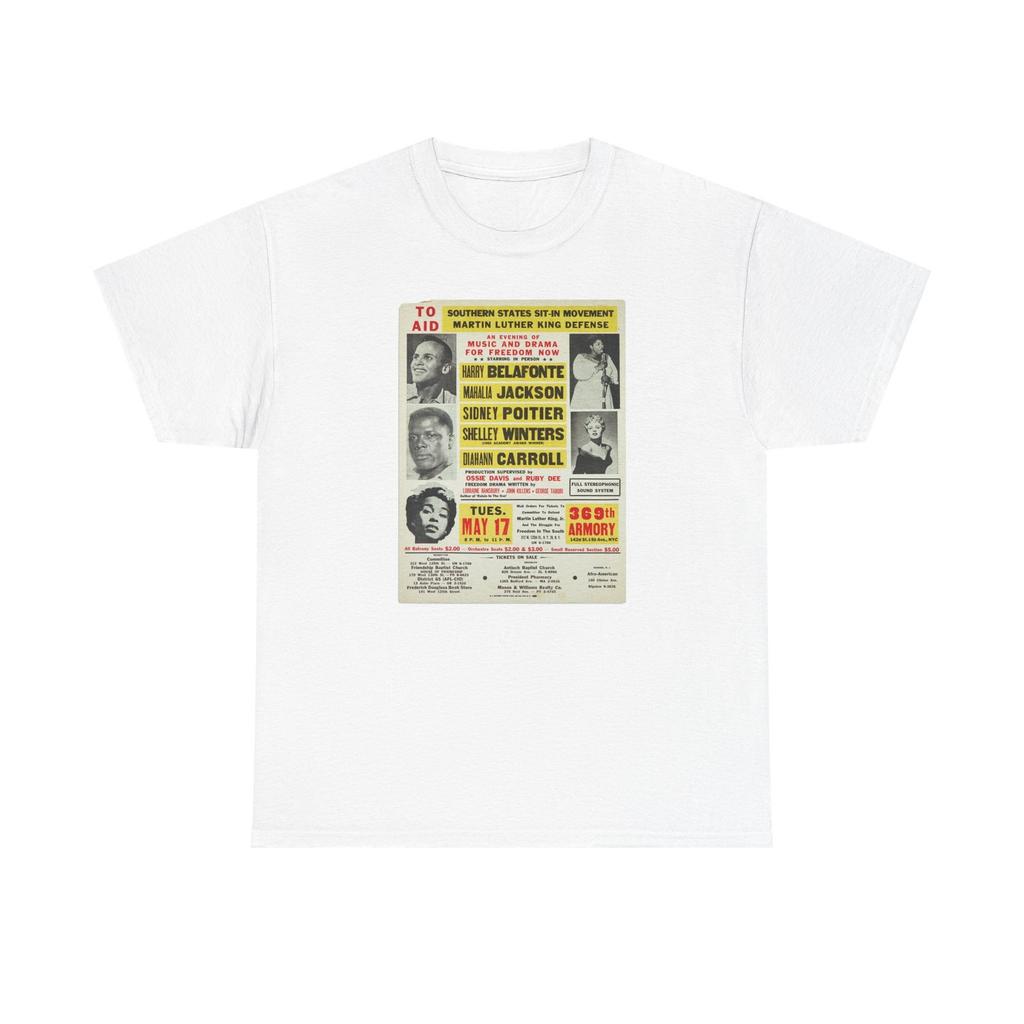Vintage Unisex Tee Shirt Aid Southern States Sit-In Movement Martin Luther King