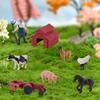 1 Набор Фигурки Домашних Животных Милые Пластиковые Миниатюрные Фигурки Игрушки для Притворства