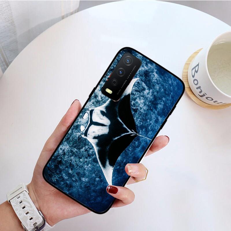 Чехол для телефона с изображением океанских животных Manta Ray для VIVO V21E V21 V23 V23E V2109 Y53S Y33S Y55 Y76 Y31 Y21 Y72 Y01 Y21S Y11S
