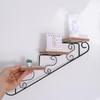 Staircase Shape Wall-mounted Flower Stand American Style Wall Hanging Flower Pot  Store