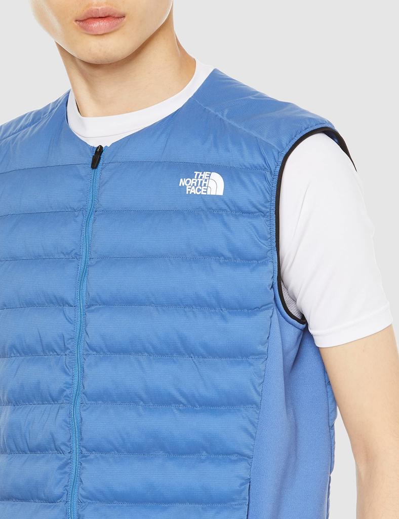 The North Face Красный беговой жилет Running Federal Размер S Мужской NY82174, Утепленный, Теплый, Водоотталкивающий, Ветрозащитный, Жилет, Синий,