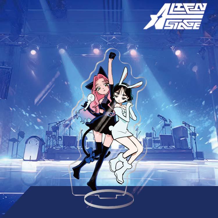 Аниме специальная форма сцены периферийный акриловый стоячий знак Mizisua, настольное украшение