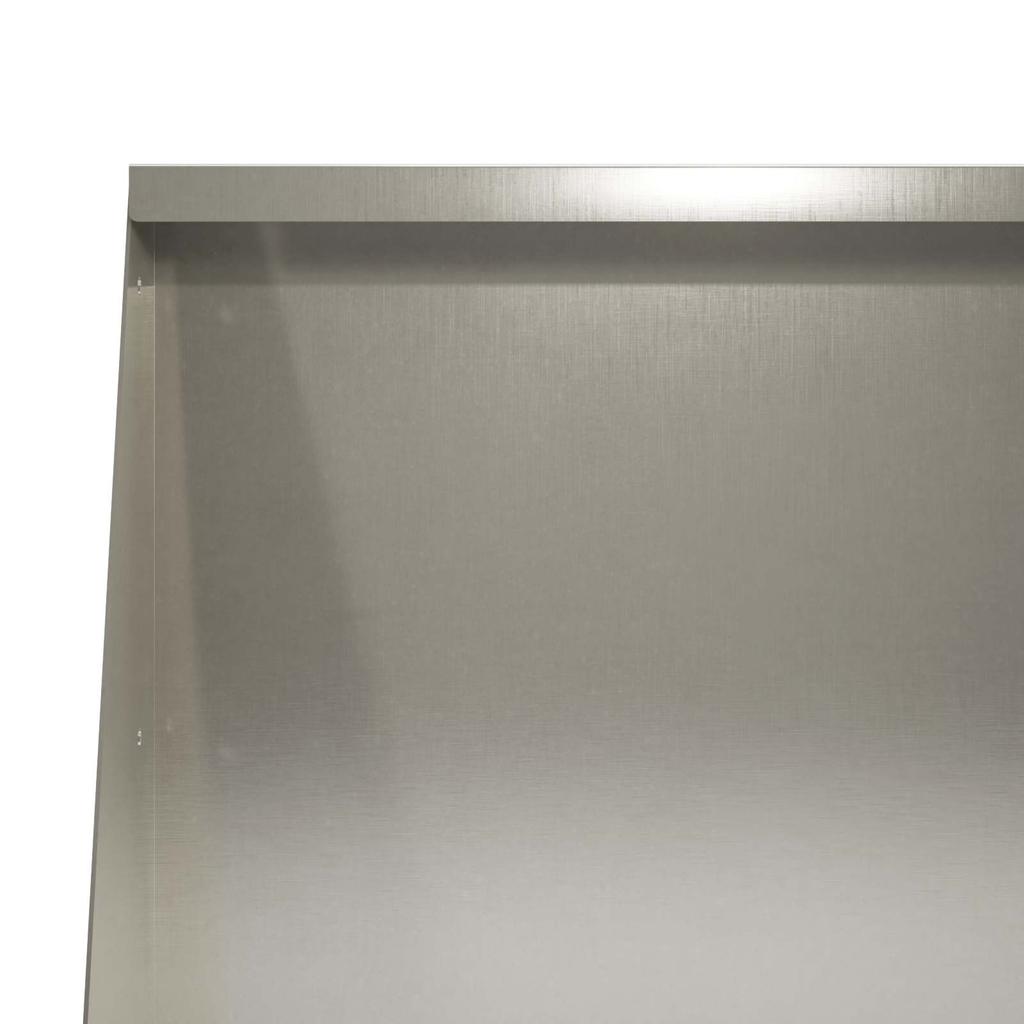 Retaining Wall 6 pcs 80 x 12 x 30 cm Stainless Steel Silver