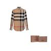 Burberry Рубашка из эластичного хлопкового поплина 80102131