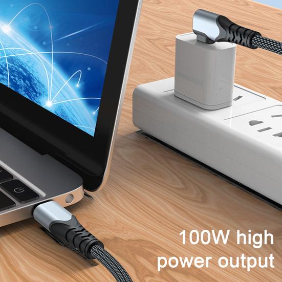 Кабель для передачи данных, 100 Вт, PD, быстрая зарядка, толстый медный провод, 480 Мбит/с, высокоскоростной зарядный шнур для передачи данных