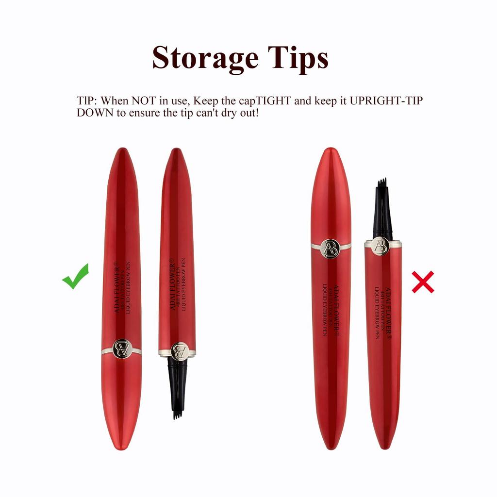 Карандаш для бровей Жидкий карандаш для бровей Водостойкий карандаш для бровей с наконечником-микровилкой Не размазывается Стойкий кофейный цвет