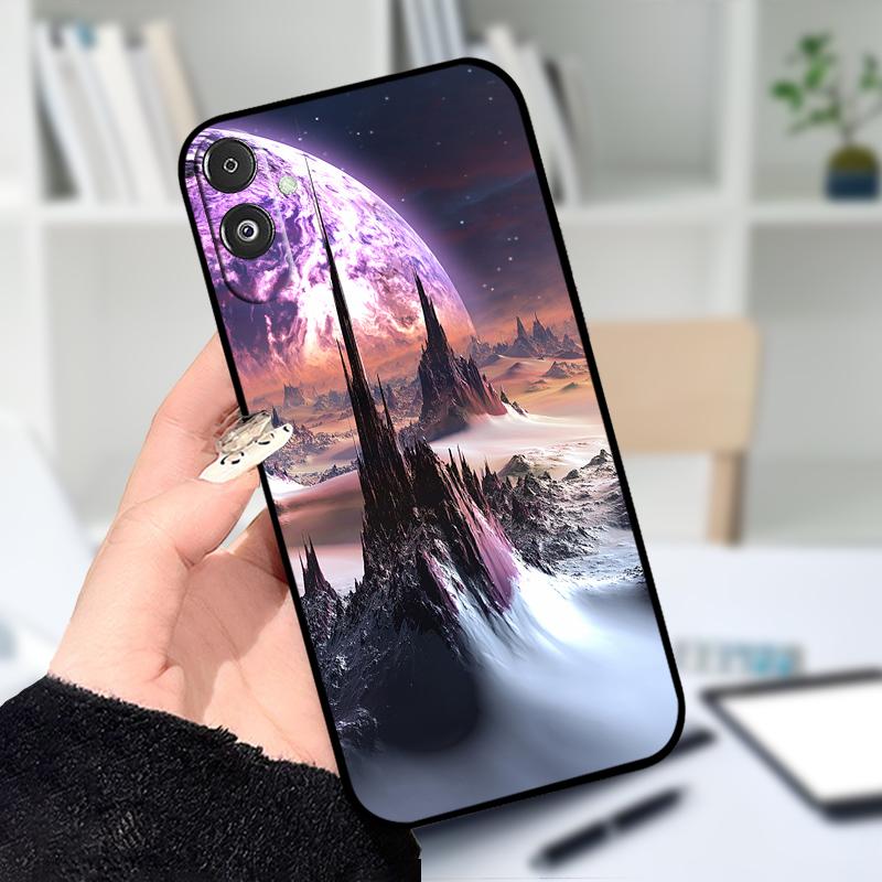 Для Samsung F14 M14 5G Мягкий чехол Модный принт Черный Силиконовый TPU Чехол для телефона Для Samsung Galaxy A14 4G 5G Ударопрочные чехлы