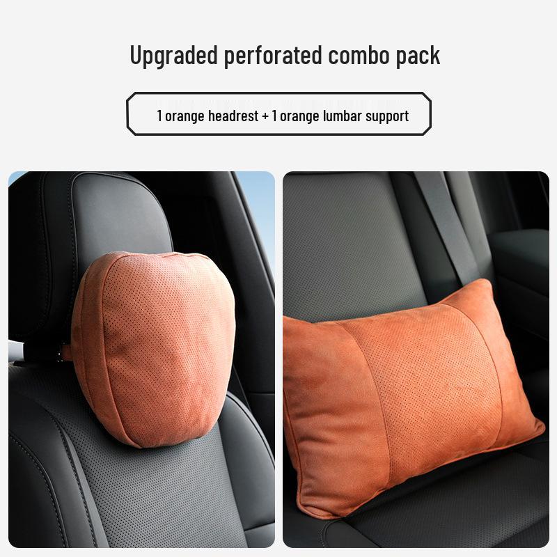 Car Neck and Lumbar Support Pillow for Maybach, Mercedes, Tesla, AITO