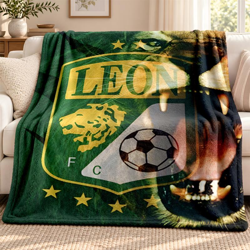 Club Leon blanket Flannel Blanket Soft Cozy Plush Throw for Sofa Bed Lightweight Home Decoration Outdoor camping