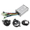 36V 48V 350W Electric Motor Controller Kit 17A Brushless Motor Controller with KT LCD7C Display Panel Sensor Throttle