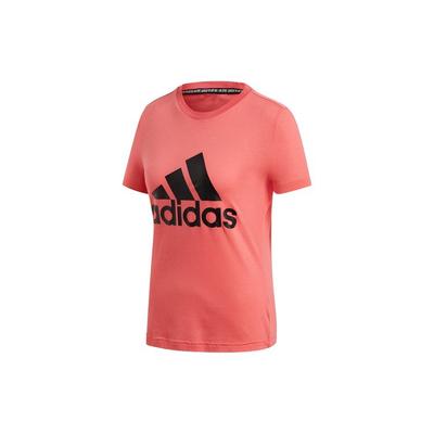 Спортивная футболка с коротким рукавом и логотипом, женские топы Prism-Pink DY7733