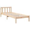VidaXL Cadre de lit extra long sans matelas 100x210 cm bois massif pin, lit, meuble de chambre à coucher, lit en bois, lit 852432