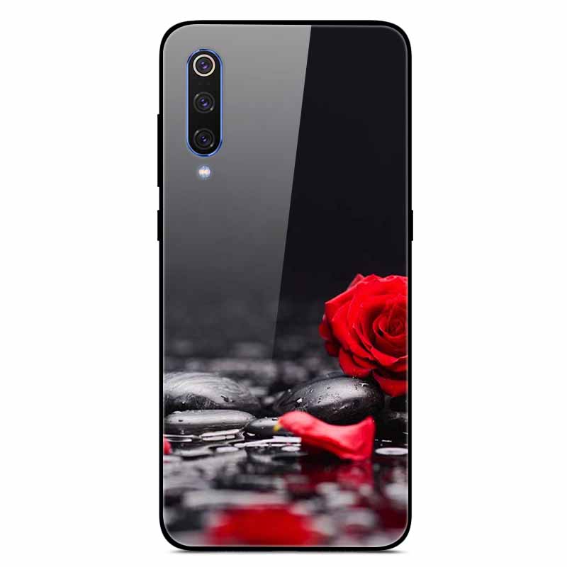 Чехлы для Xiaomi Mi A3 Роскошные Чехлы для Телефона из Закаленного Стекла Космические для Xiaomi MI 9 Lite Чехол 9lite MiA3 Жесткий Защитный Задний Корпус