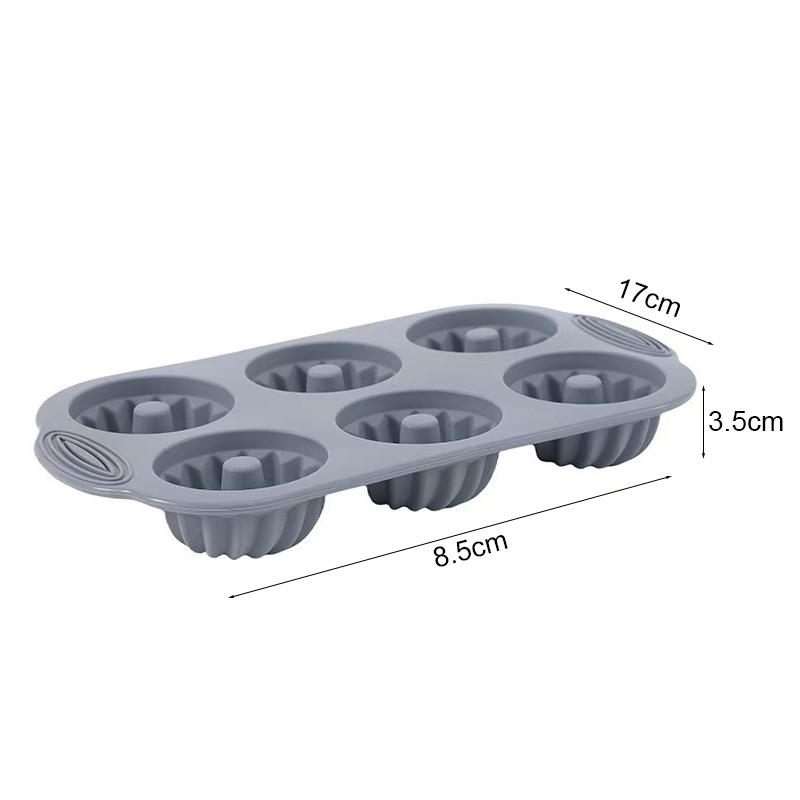 Cake Mold Food Grade Silicone Donut Cake Mold Non-Stick Easy Release Baking Mold for Muffins Cupcakes Kitchen Cooking Accessory