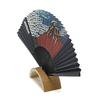 Fan sesame shape stand, bamboo, half-moon