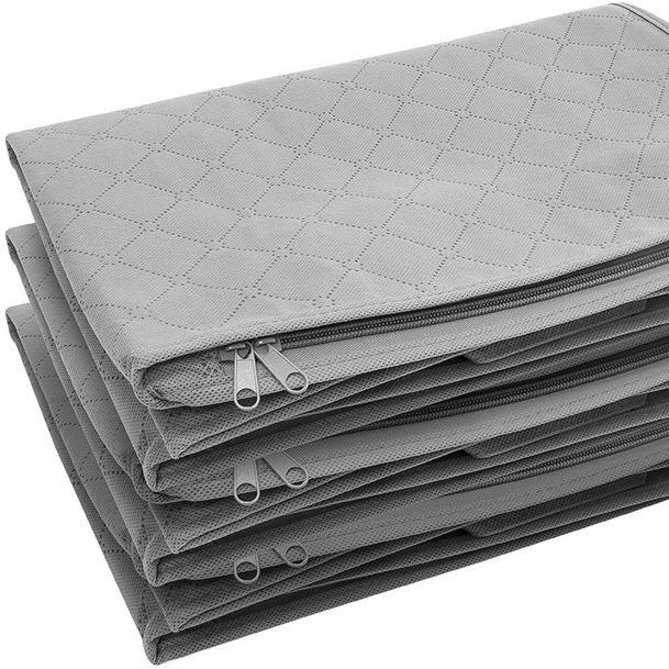 Экологичный нетканый большой портативный мешок для хранения одеял