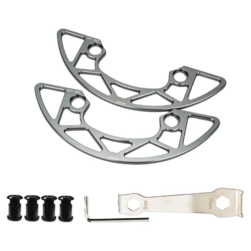 Bicycles Chainring Guard Crank Chain Wheel Protector Bicycles Chainwheel Guard Cover Chainring Protector Cover And Bolts