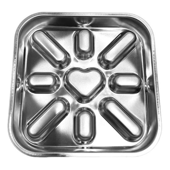 Миска для медленного кормления питомцев, нескользящая конструкция, способствует медленному кормлению, миска из нержавеющей стали для собак мелких и средних пород