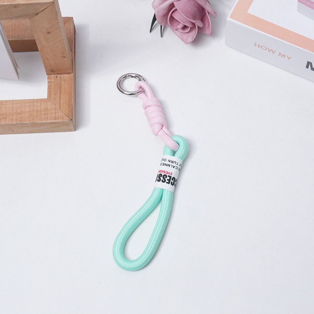 Мягкий цветной узел подвеска анти-потеряшка плетеный шнурок брелок плетеный шнурок чехол для наушников