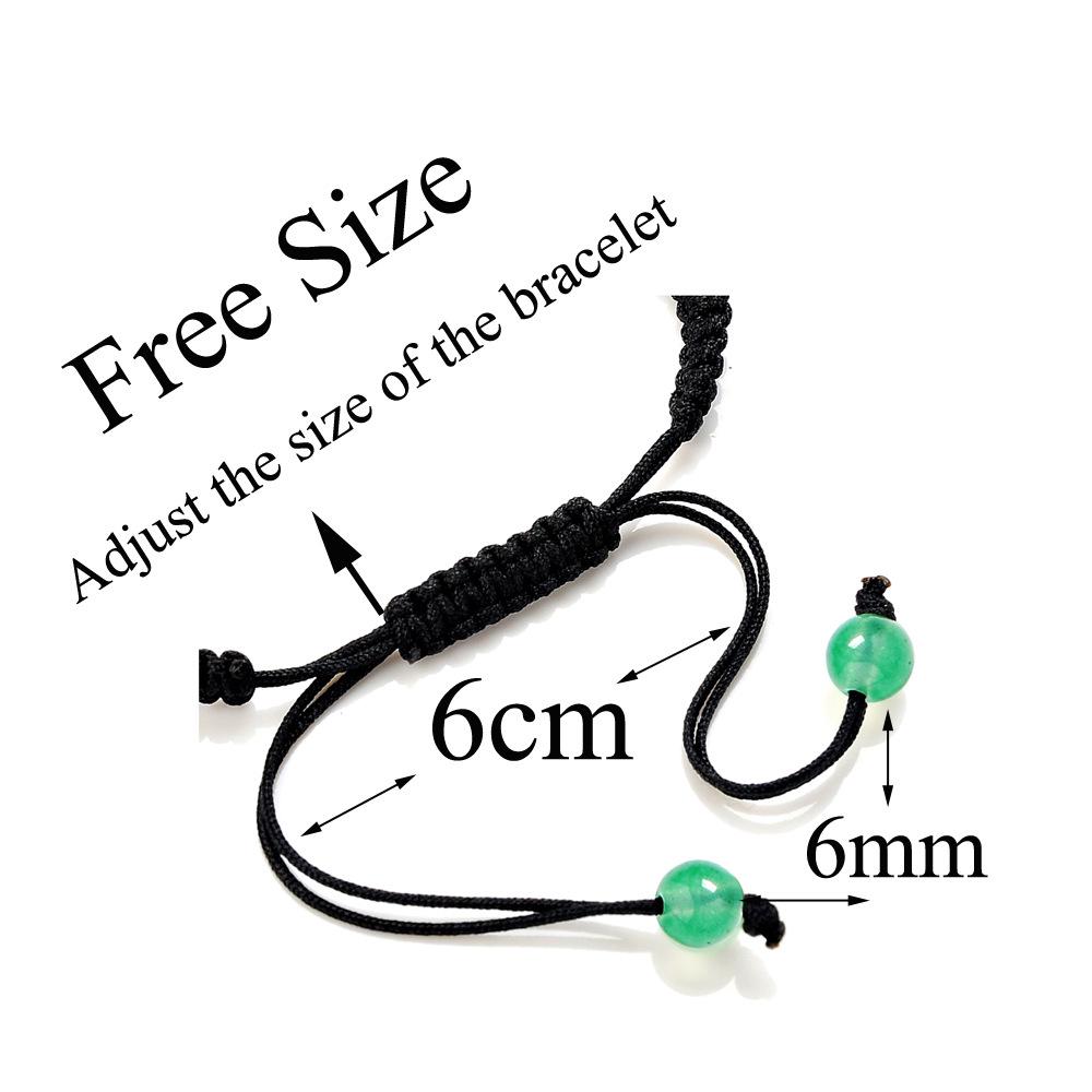 1 упаковка, браслет из натурального камня с бусинами, браслет в виде чакры, регулируемая кружевная плетеная веревочная цепочка, браслет для йоги, ювелирные изделия LM