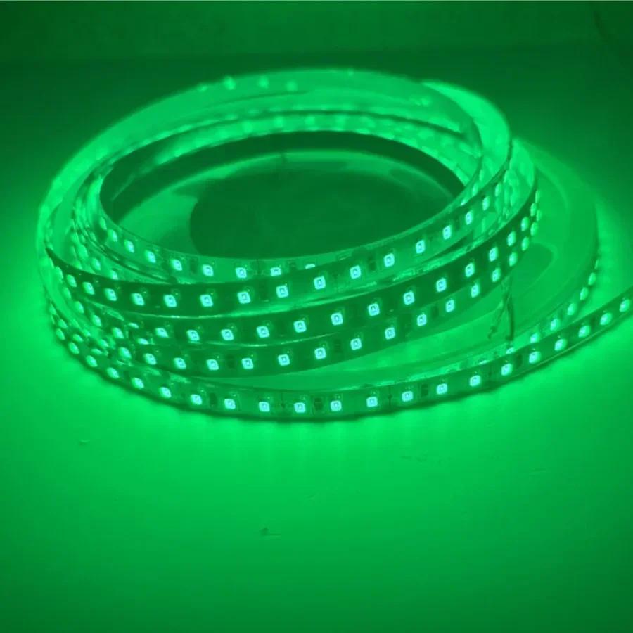 Светодиодная лента SMD2835 120 светодиодов/м 5 м 12 В 24 В 220 В Домашняя лампа-лента Декор Цветная гибкая лампа-лента для фона телевизора Домашний декор