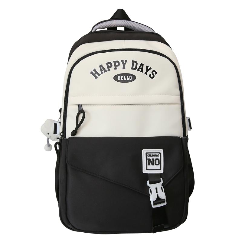 Рюкзак для колледжа Рюкзак для ученика средней школы Школьная сумка Женский Рюкзак с цветовым контрастом Большой вместимости