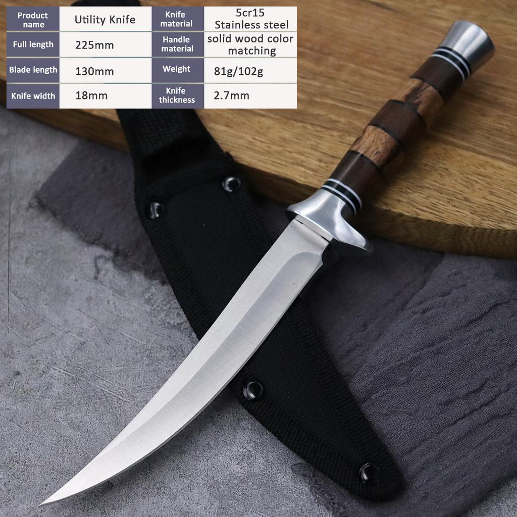 5-дюймовый нож для обвалки, нож из нержавеющей стали, фруктовый нож, кухонные аксессуары, ножи шеф-повара, нож для барбекю