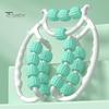 Leg Massage Roller Anti-Cellulite Lymphatic Drainage Deep Tissue Therapy Thighs Arm Back Shoulder Muscle Relaxation Massage Tool with 13/20 Rollers