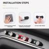2025 For BMW Car Sticky Hook USB Cable Double-Hook Organizer Car Accessories For BMW 5 7 X3 X4 X5 X6 F Series F01 F02 F10 F12 F1