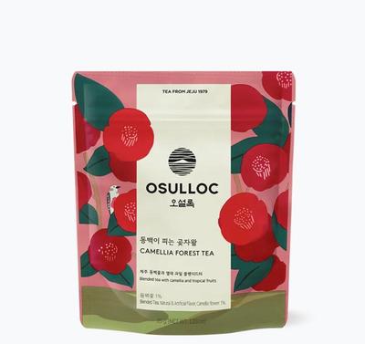 Osulloc Чай Dongbaegi Pineun Gotjawal – 35 г, листовой корейский чай премиум-класса