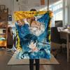 1PC Vanitas's Journal Print Flannel Blanket, High quality Comfortable for All Seasons, Home Decor, Warmth and Comfort, Perfect for Christmas Gifts236