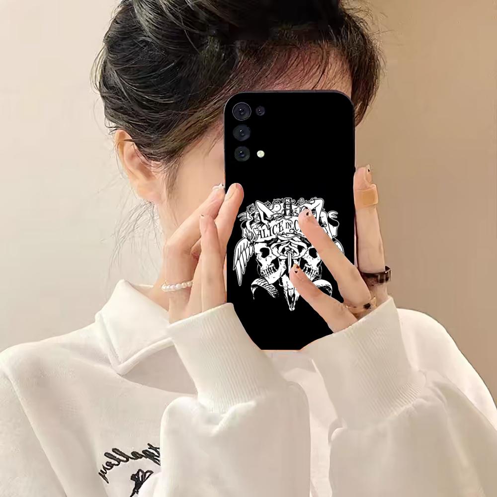 Retro Band Alice In Chains Phone Case For Samsung S26 S25 Edge S24 S23 S22 S21 S20 Ultra Plus Fe Galaxy Silicon Cover