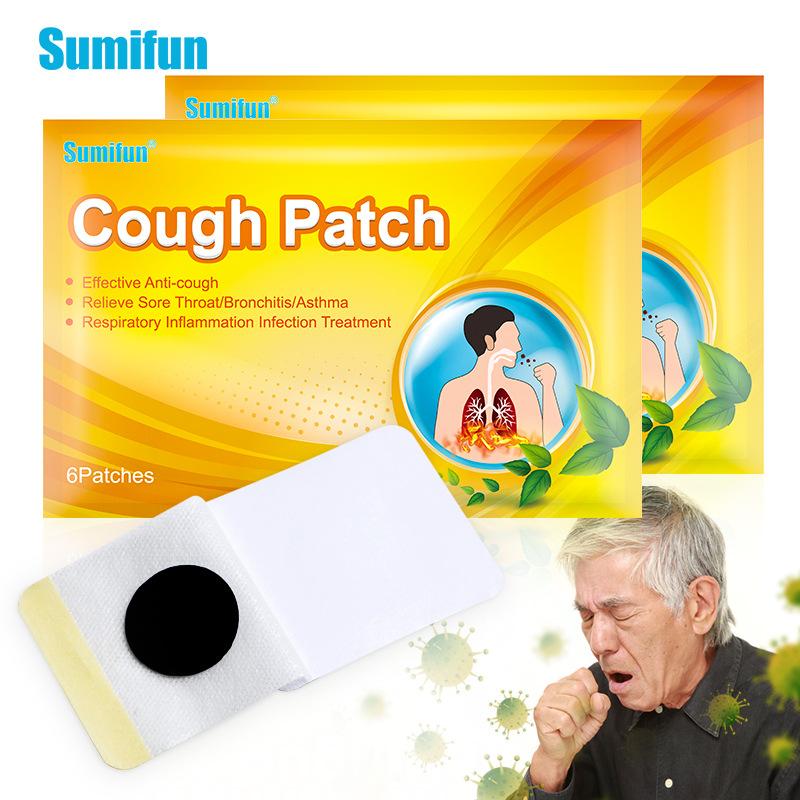 6 шт. пластырь Sumifun для детей и взрослых, защищающий горло, травяной пластырь