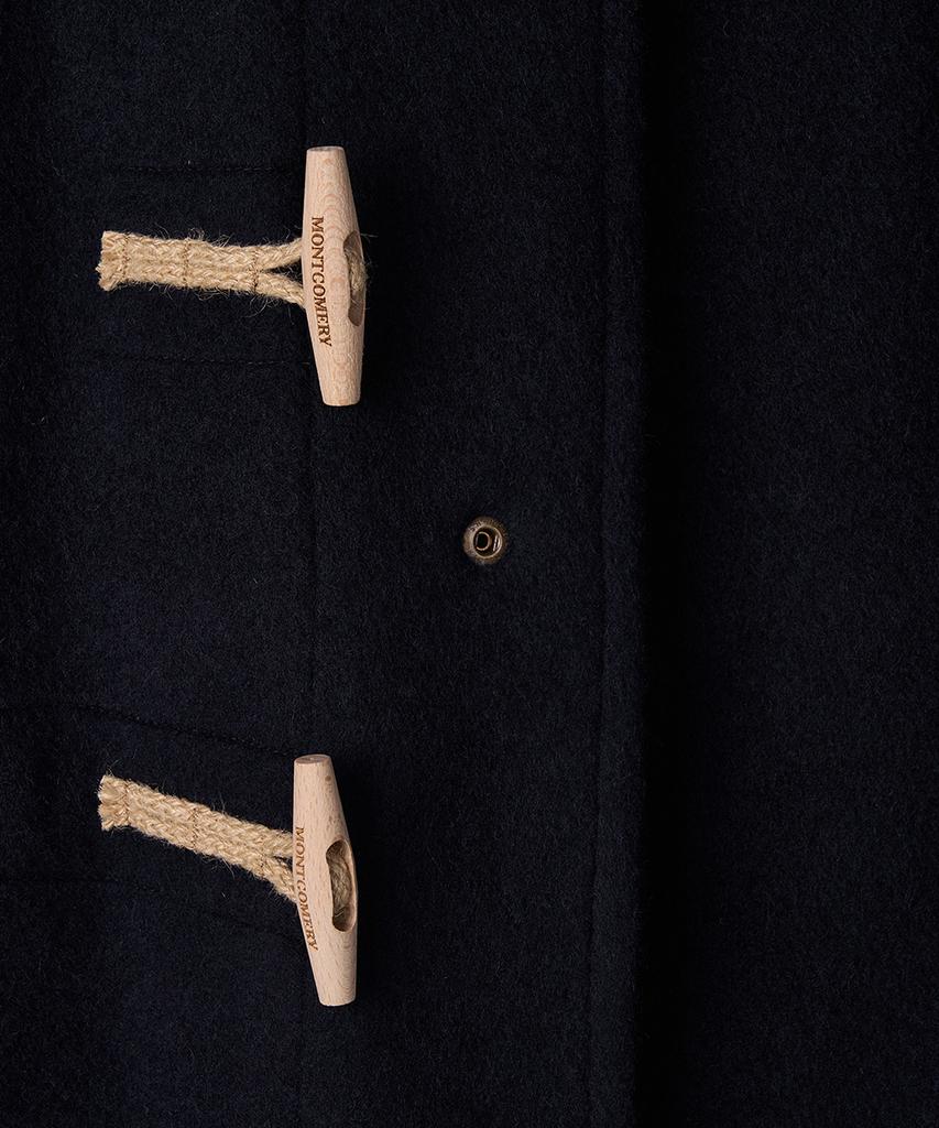 Montgomery Long Original Duffle Coat With Wooden - Navy