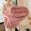 Warm Winter Blanket Milk Velvet Fleece Flannel Soft Thick Plush Blankets for Bed Sofa Single Double Couple Size Fluffy Bedspread