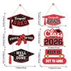 Graduation Season Outdoor Theme Party Door Decorative Paper Hang Tag Door Pendant Customization