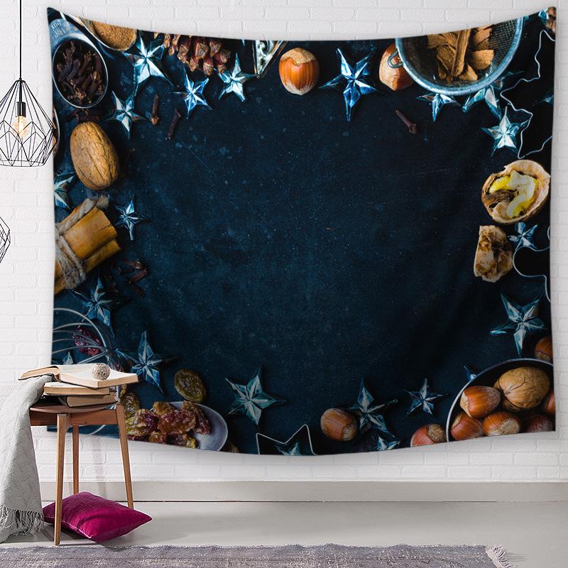 Рождественский гобелен в европейской и американской рождественской серии, гобелен для гостиной, спальни, скатерть