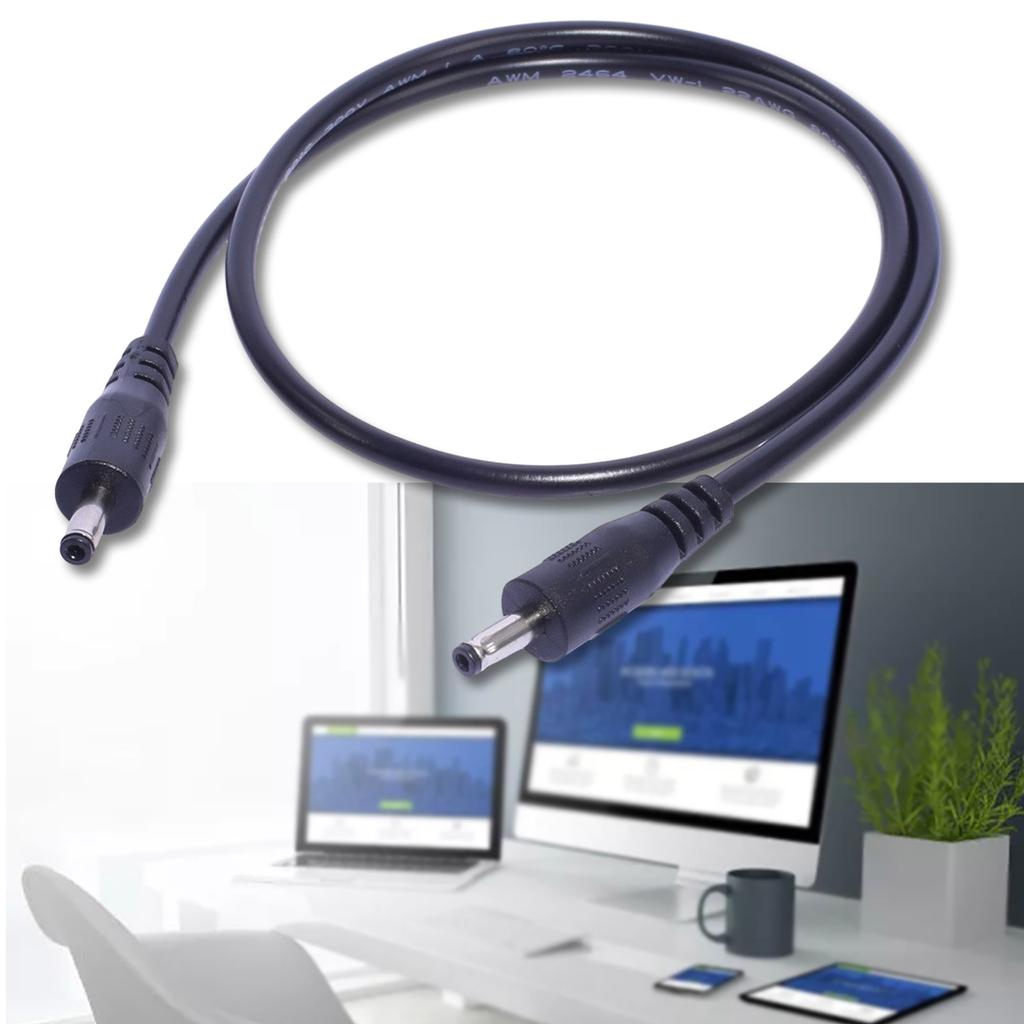 Универсальный кабель питания 3,5x1,35 мм «папа-папа» 22AWG медный провод для маршрутизаторов, с, светодиодных ламп, вентиляторов и многого другого