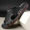 Fashion Men's Outdoor Slippers Plus Size Waterproof and Non-slip Beach Shoes Summer Wear Soft-soled Comfortable Sandals Slippers