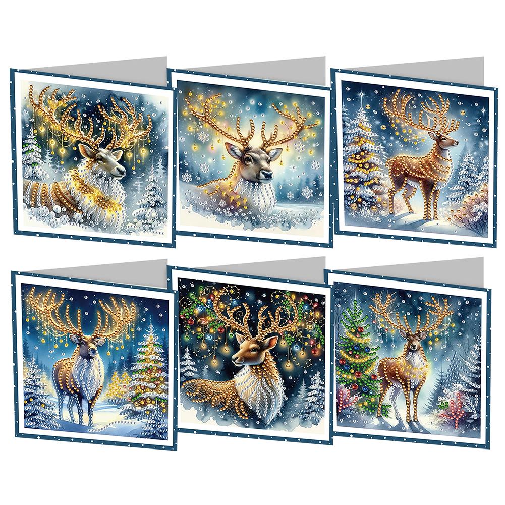 Diamond Painting Christmas Cards Diamond Painting Greeting Cards DIY Diamond Art Cards Arts Crafts for Birthday Thanksgiving Day