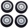 KK Scale 1/18 BMW E30 Wheels and Tires Set 17 Black/silver KKDCACC030