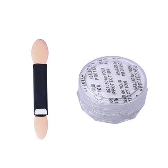 Пигментный порошок для ногтей, гладкая поверхность, высокая насыщенность, с губкой, зеркало красоты, неоновая пыль, хромированный пигмент для дизайна ногтей для домашнего использования