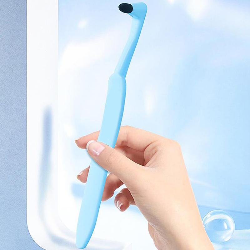 Ручная щетка для удаления зубного налета Портативный удалитель зубного налета Для глубокой очистки полости рта Инструмент для ухода за здоровьем зубов Работа без питания