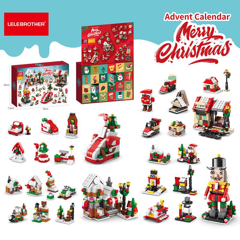 Christmas Tree Surprise Building Blocks: Creative Educational Toy Ornaments & Gifts for Children