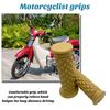 1 пара мотоциклетных ручек, нескользящие резиновые ручки на конце, ручки подруливающего устройства, 22 мм, удобные ручки для руля мотоцикла, ручки подруливающего устройства
