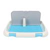 Dog Potty Tray Indoor Puppy Pee Pad Holder Pet Potty with Wall Cover for Small and Medium Size